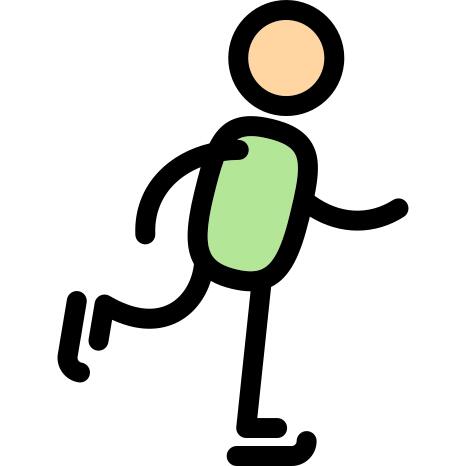 Ice skating