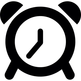 Desk alarm clock