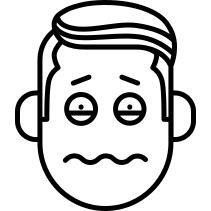 Boy with Sadness face