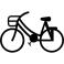 Bike with front basket