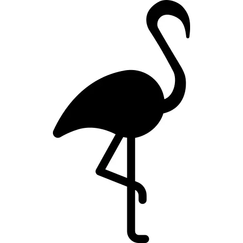 Flamingo with Leg Up