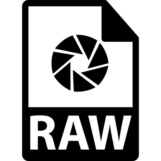 RAW file format symbol