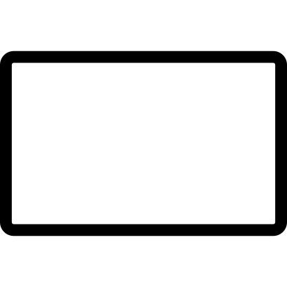 Rectangular geometrical shape outline