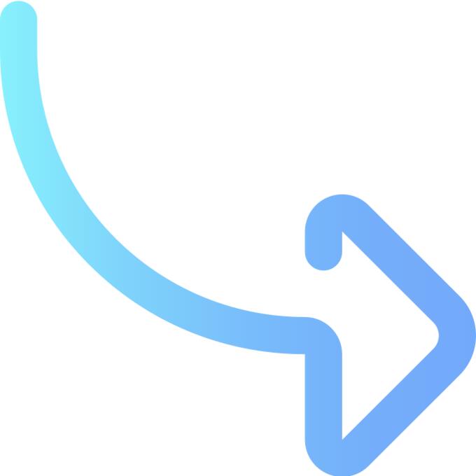 Curve arrow