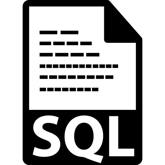 SQL file format symbol