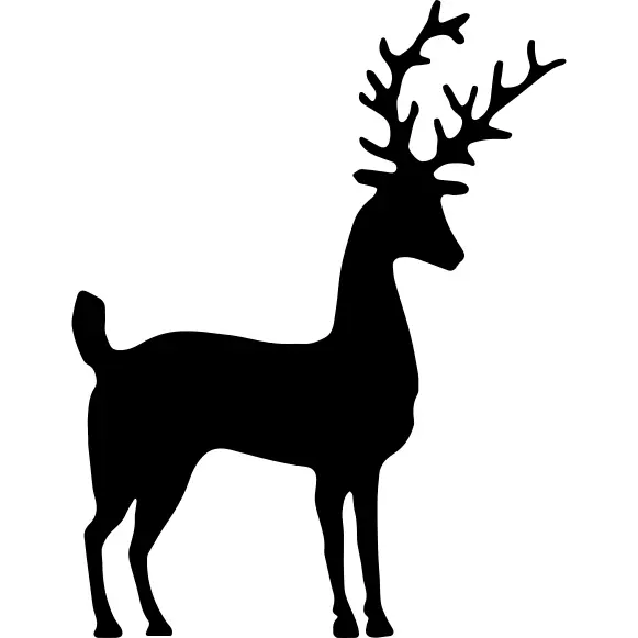 Deer silhouette
