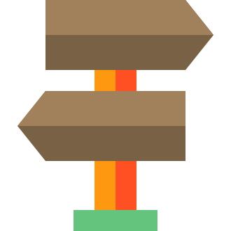 Direction sign