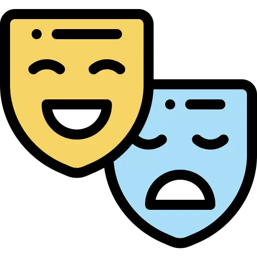 Theater masks