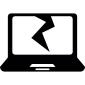 Broken laptop