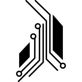 Electronic printed circuit detail