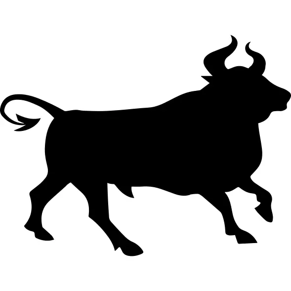 Bull silhouette