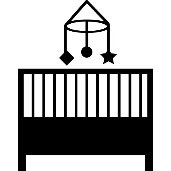 Baby crib bedroom furniture