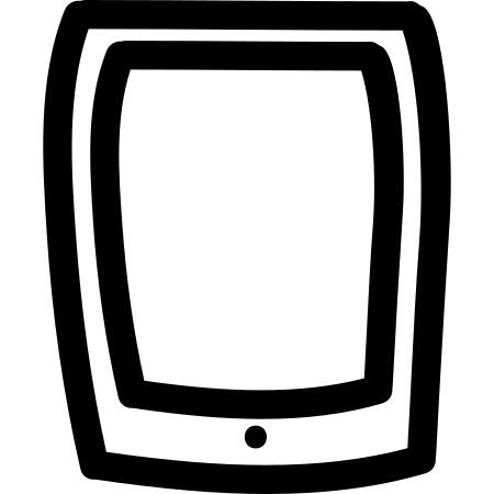 Tablet hand drawn tool outline