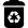 Recycle bin interface symbol