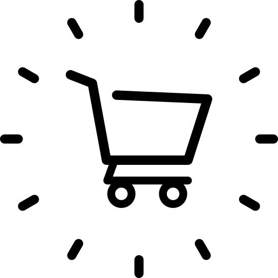 Shopping cart full sign