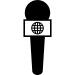 Microphone for journalists