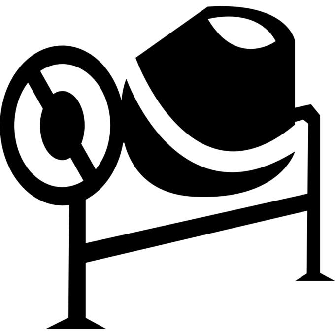 Concrete mixer tool