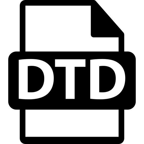 Dtd file format symbol
