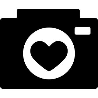 Camera with heart