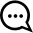 Round speech bubble with ellipsis