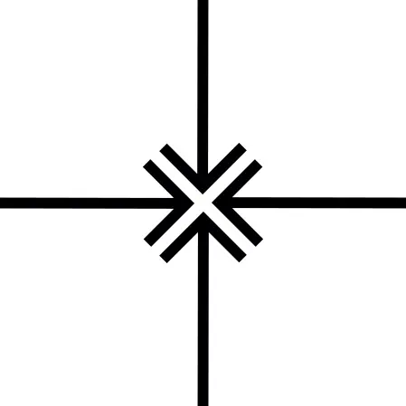 Four arrows pointing to center