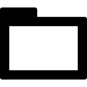 Blank folder