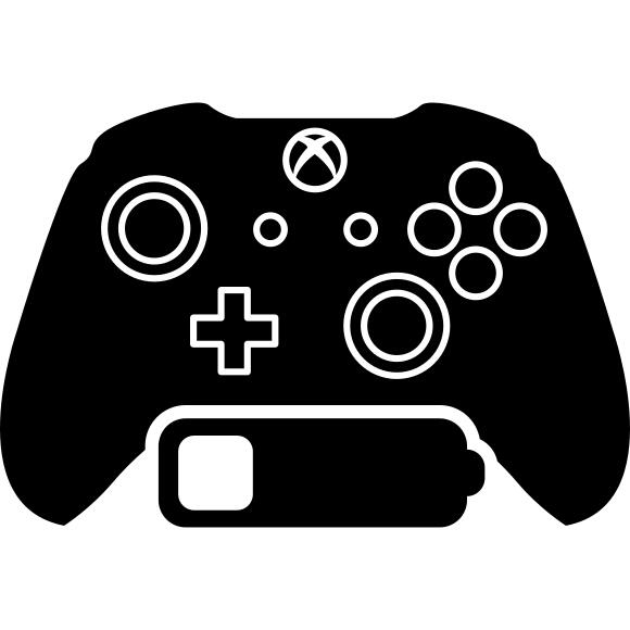 Xbox one游戏控制，电池电量低