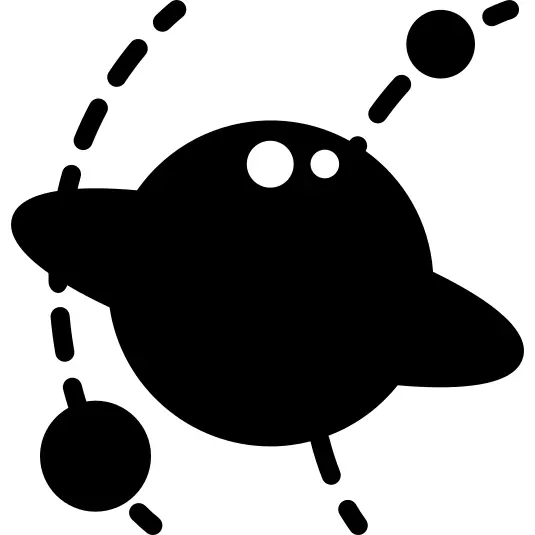 行星在轨道上