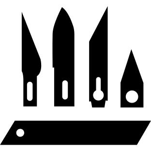 Calligraphy pen tips and blades
