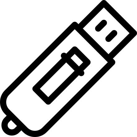 倾斜的Pendrive