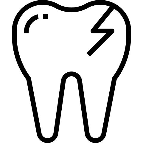Broken tooth