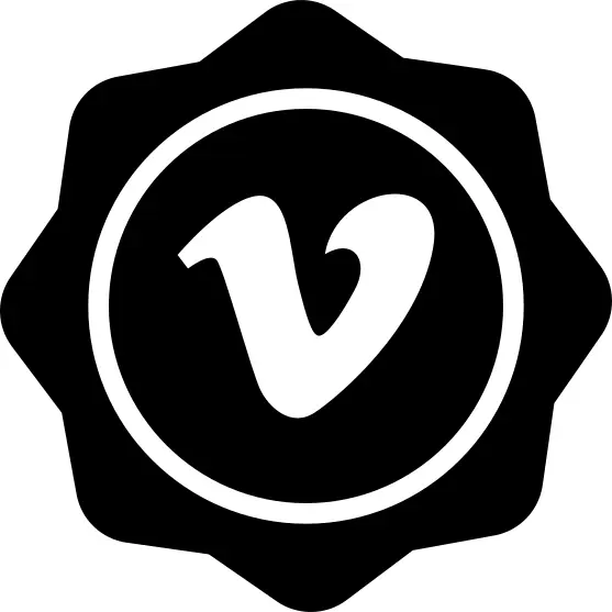 Vimeo标志社交徽章