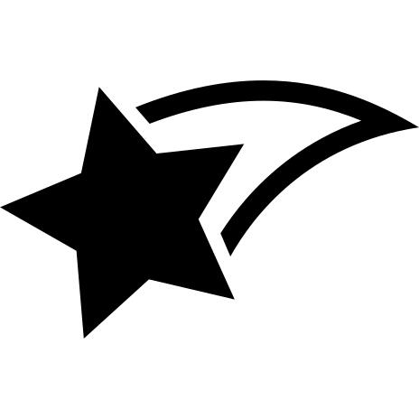 Christmas shooting star