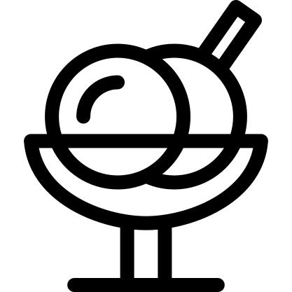 Ice Cream Balls On Cup