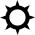 Sun outline with spikes at the edges