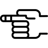 指向左边的手势