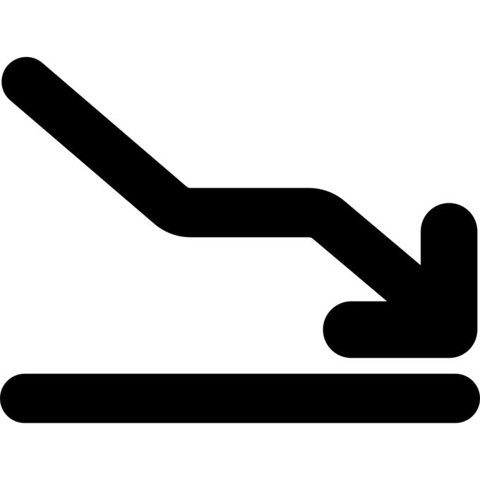Down line graphic
