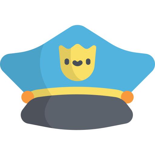 警察帽子