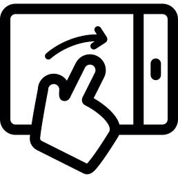 Horizontal Tablet with Hand