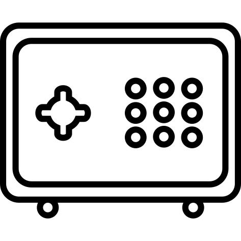 Safe box with double password system