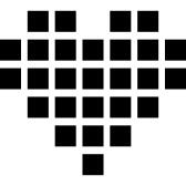 Heart shape made up boxes