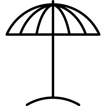 Beach Umbrella Open