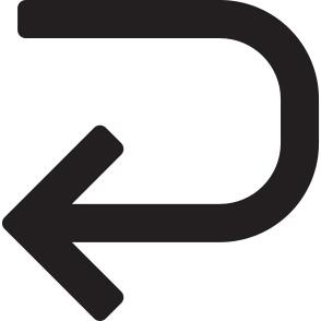 Left Curve Arrow