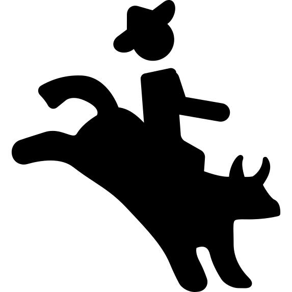 Rodeo silhouette