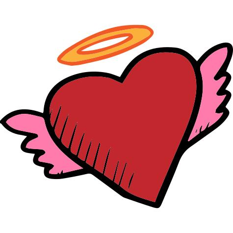 Heart wings