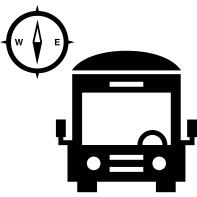 Bus with Compass