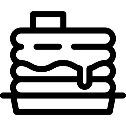 煎饼配糖浆