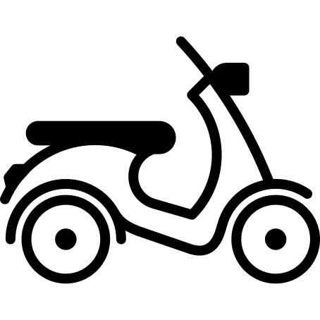 Motorbike Facing Right