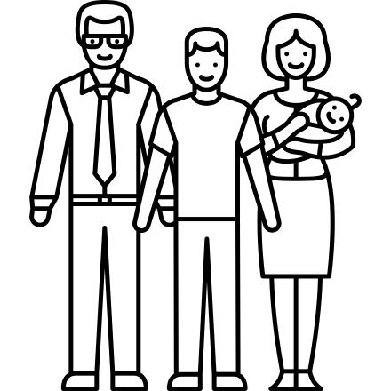 Married Couple with two kids