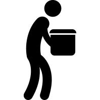 Carrying box silhouette
